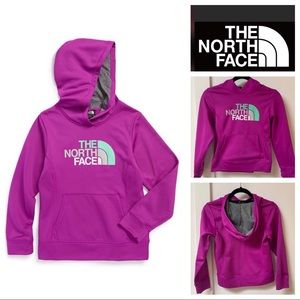 Girls North Face Surgent Hoodie in Magic Magenta